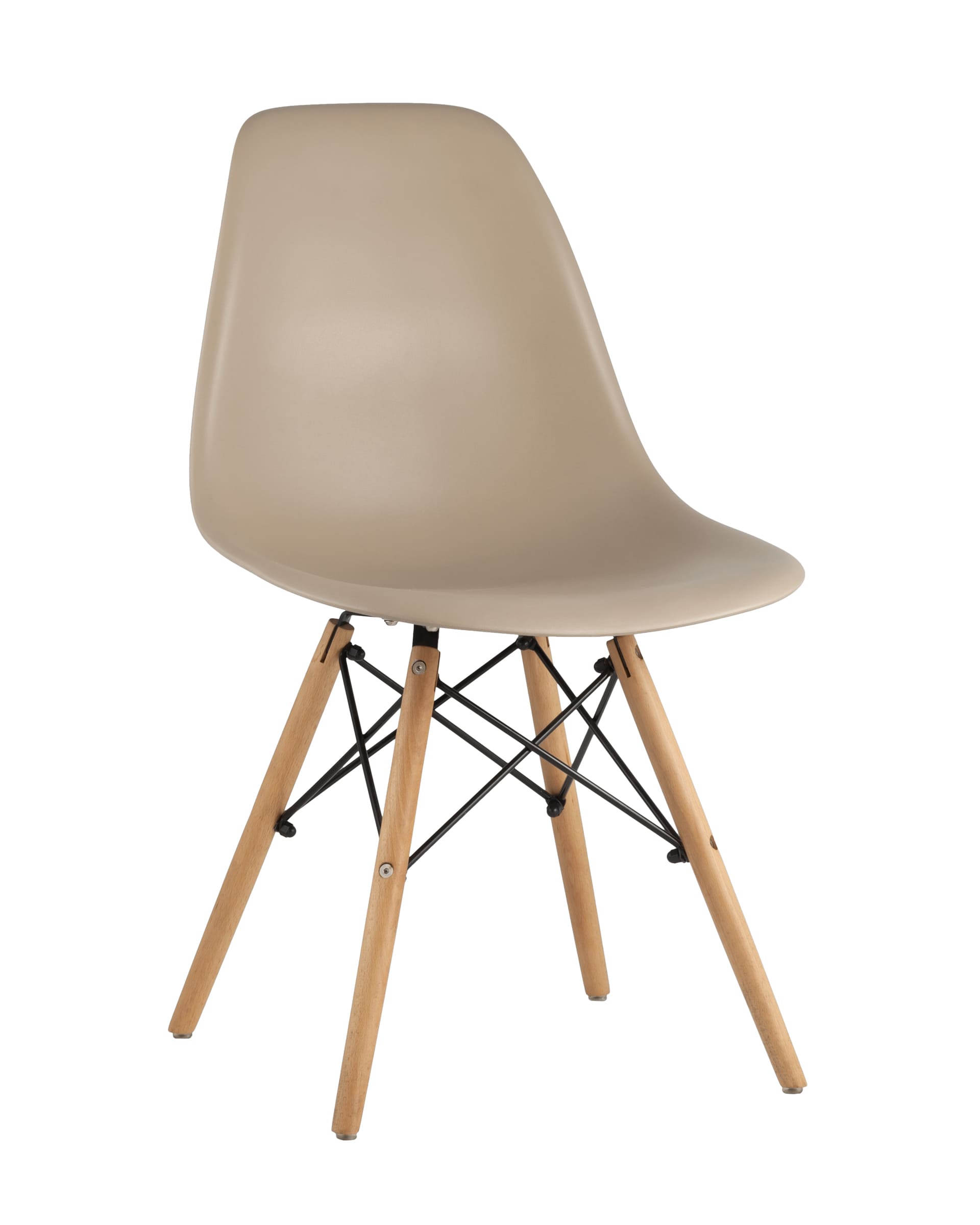 Стул Eames DSW бежевый из Италии