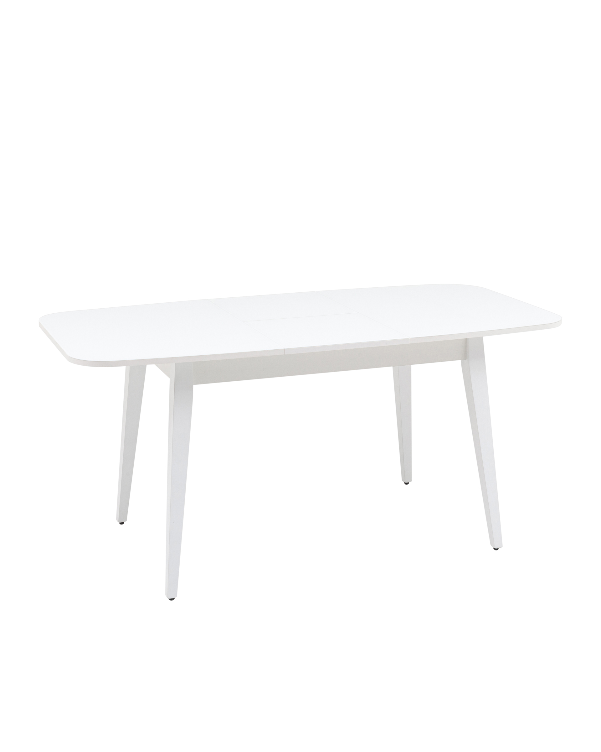 Стол обеденный Берлин раскладной 120-160*80 белый матовый из Италии