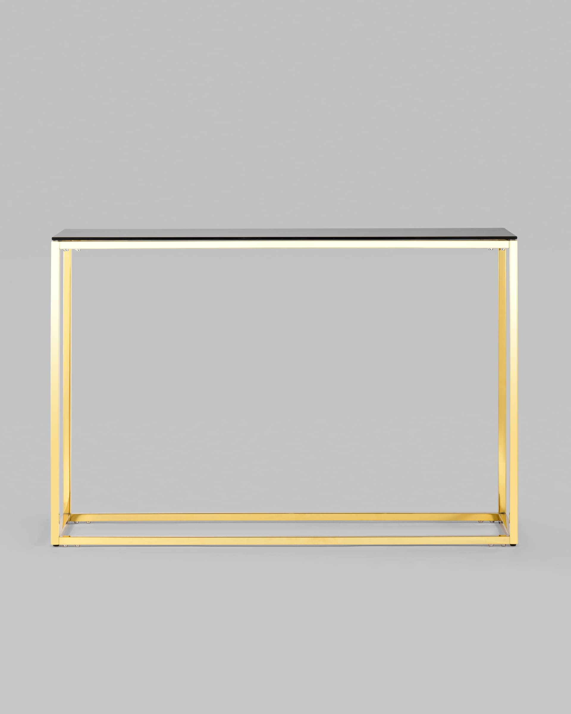 Консоль ТАУН 115*30 золото стекло smoke из Италии