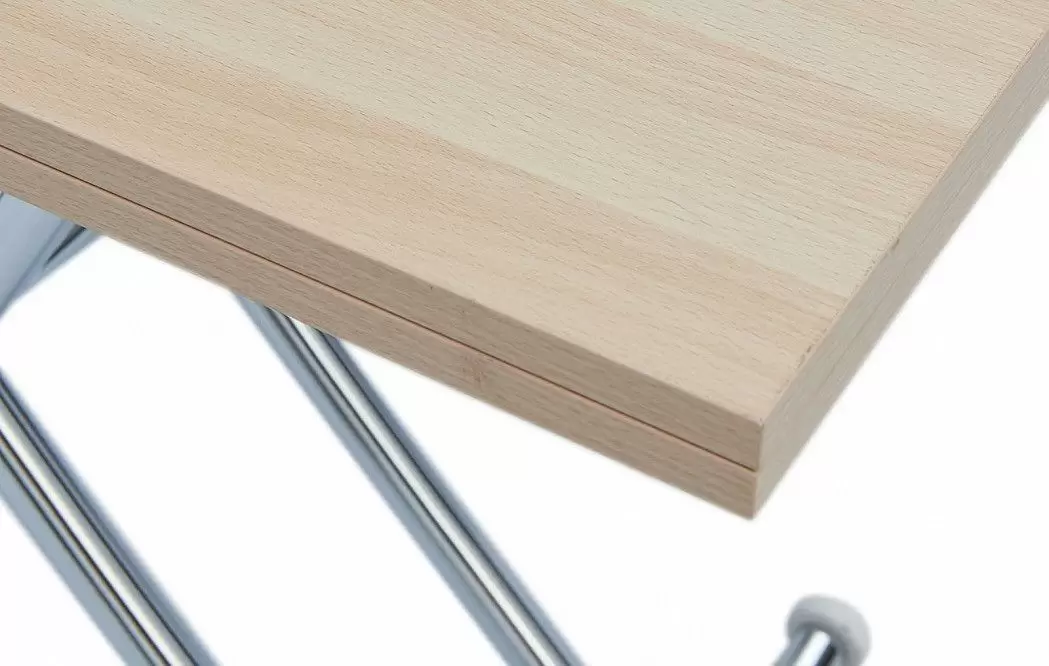 Стол-трансформер Clayton II, бук/хром из Италии