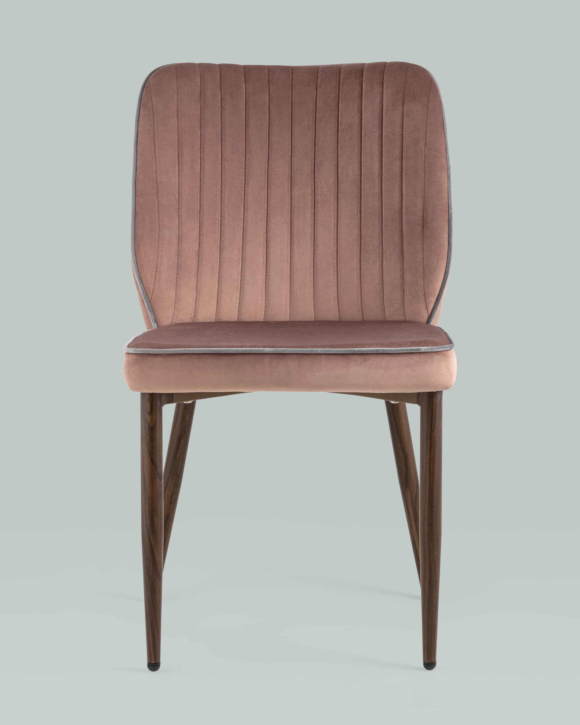 Стул Лоренс NEW велюр пыльно-розовый из Италии