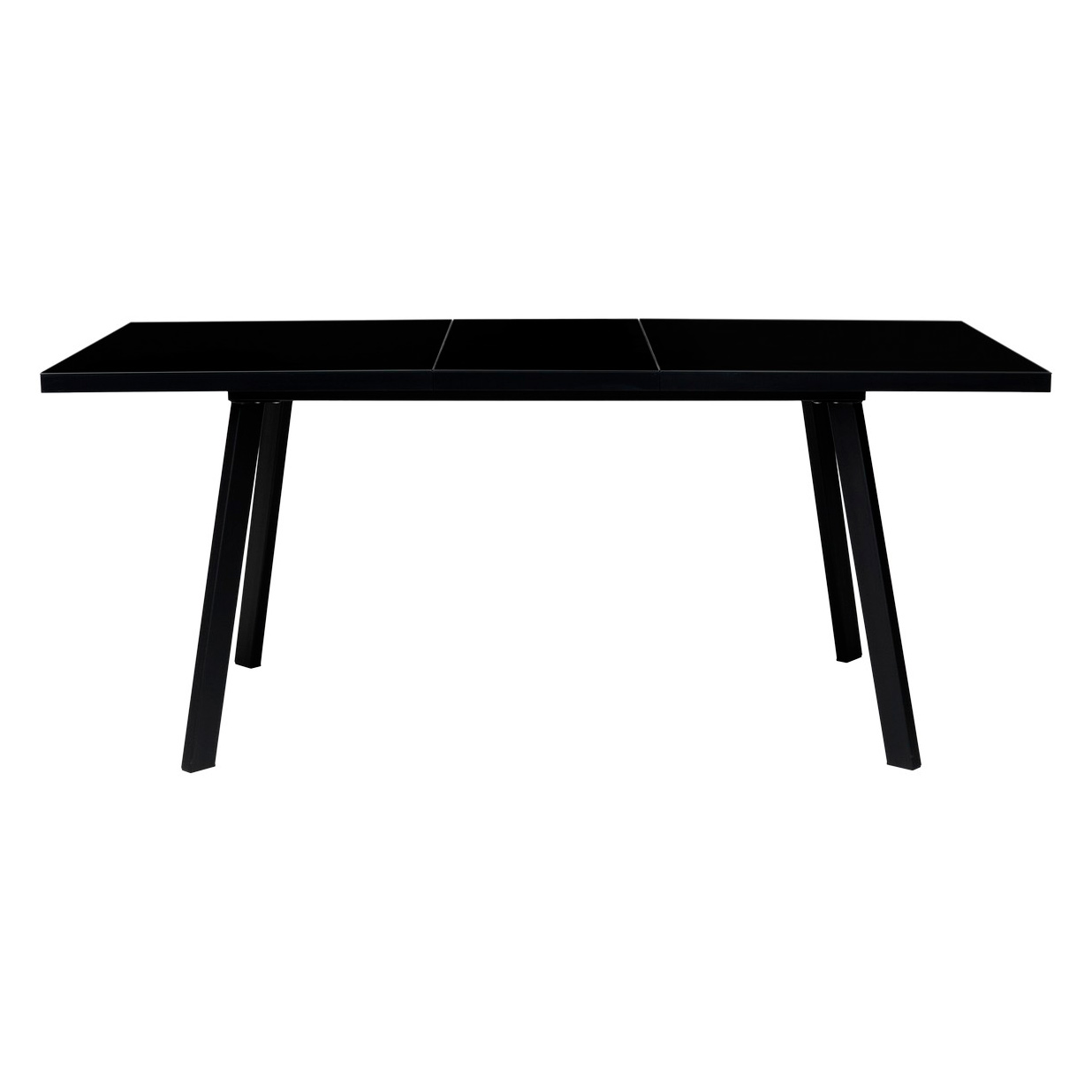 Стол ФИН 120 Черный, стекло/ Черный каркас М-City из Италии