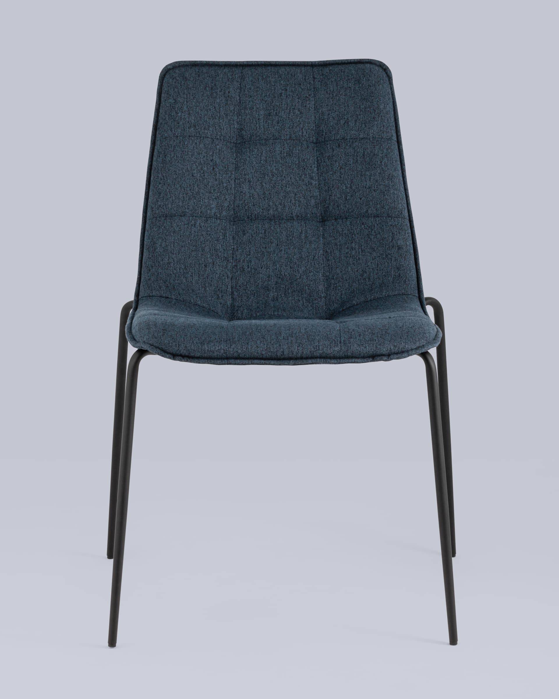 Стул Мелани рогожка синий из Италии