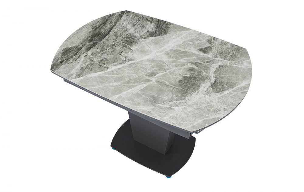 Обеденный стол B2417-6 темно-серая керамика из Италии
