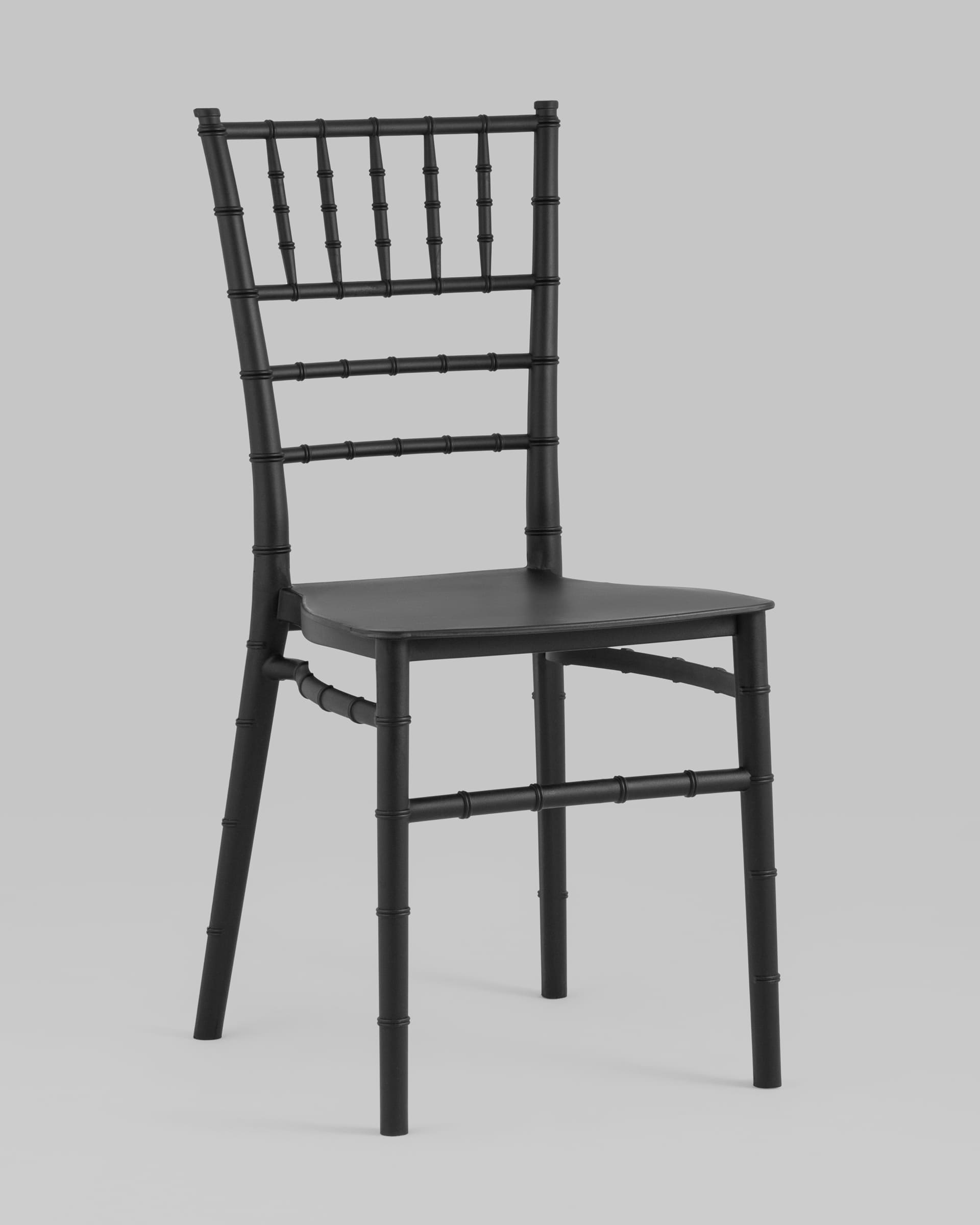Стул Chiavari (Кьявари) пластик черный из Италии