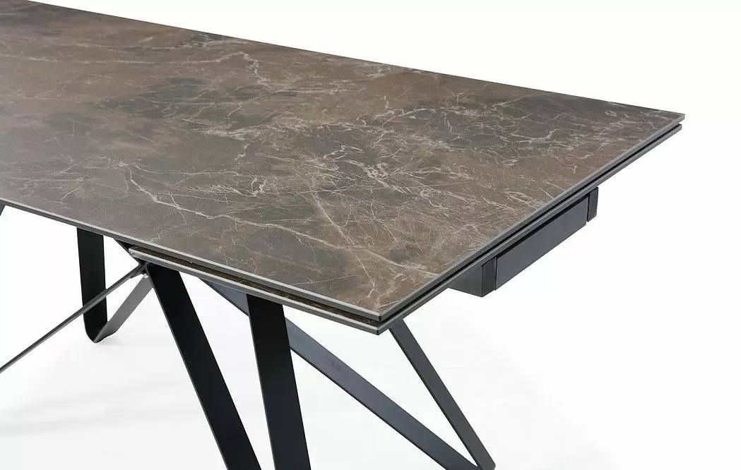 Стол раскладной Butterfly 180-260, темная керамика из Италии