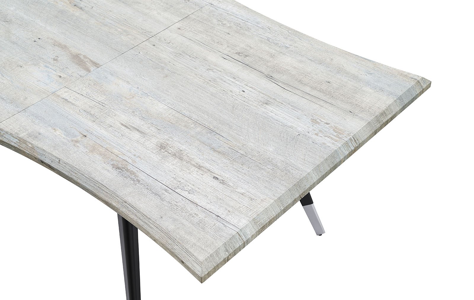 Стол раскладной Dusseldorf 140-180, античный дуб/черный из Италии