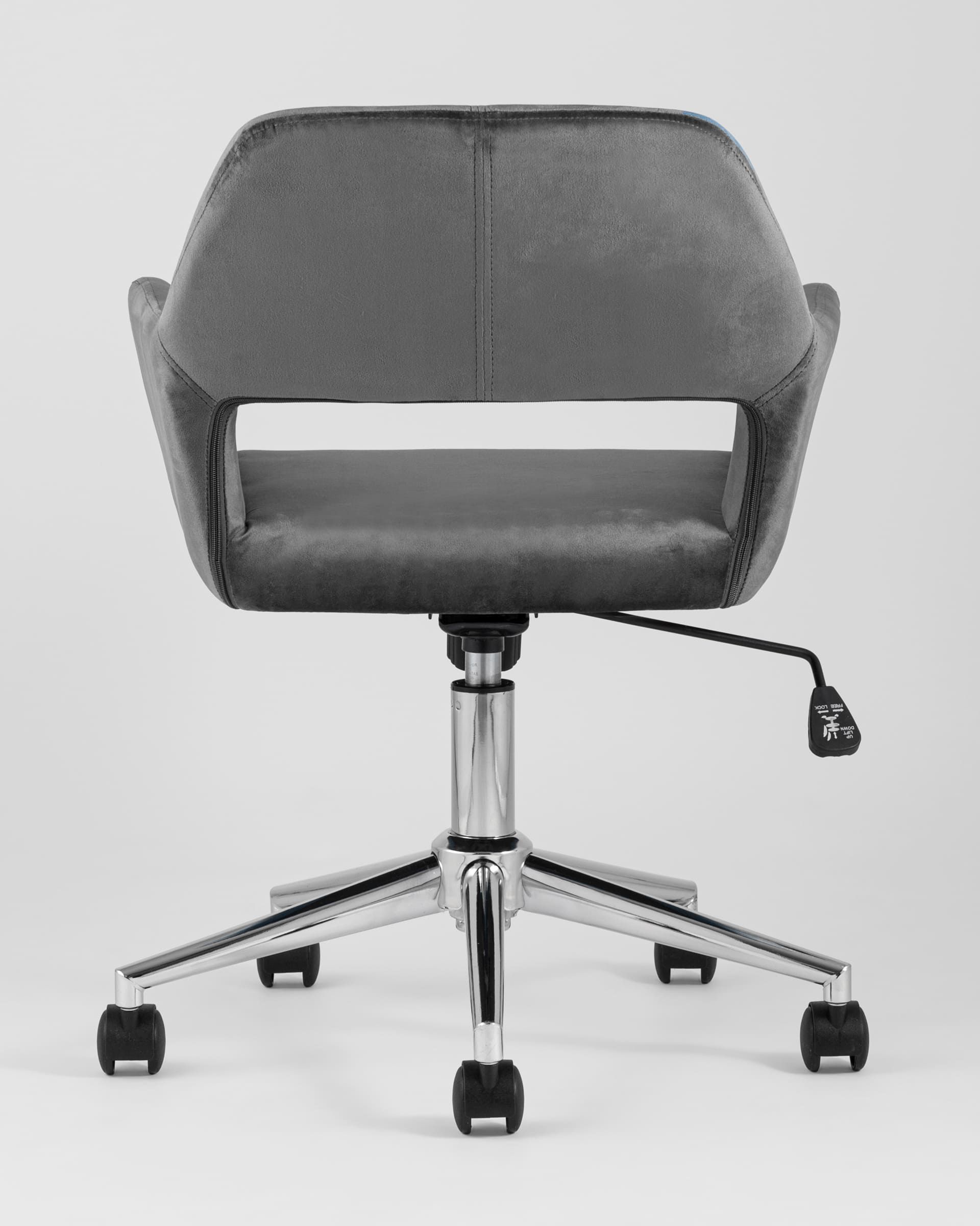 Кресло офисное Ross велюр серый из Италии