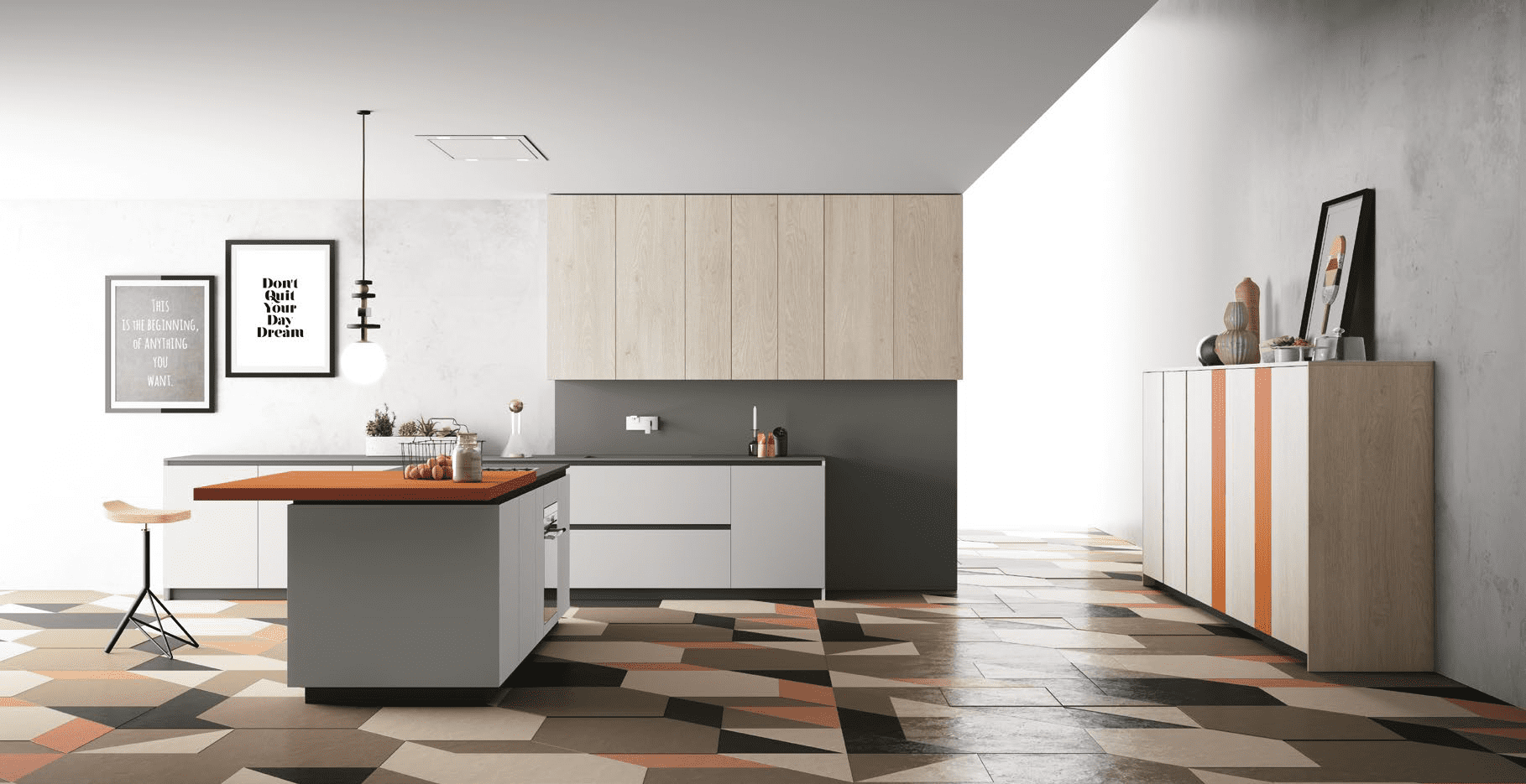 Кухонный гарнитур Materia композиция 07 из Италии