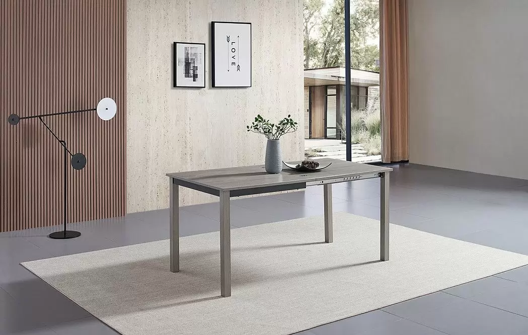 Стол раскладной Reims 80-160, серый из Италии