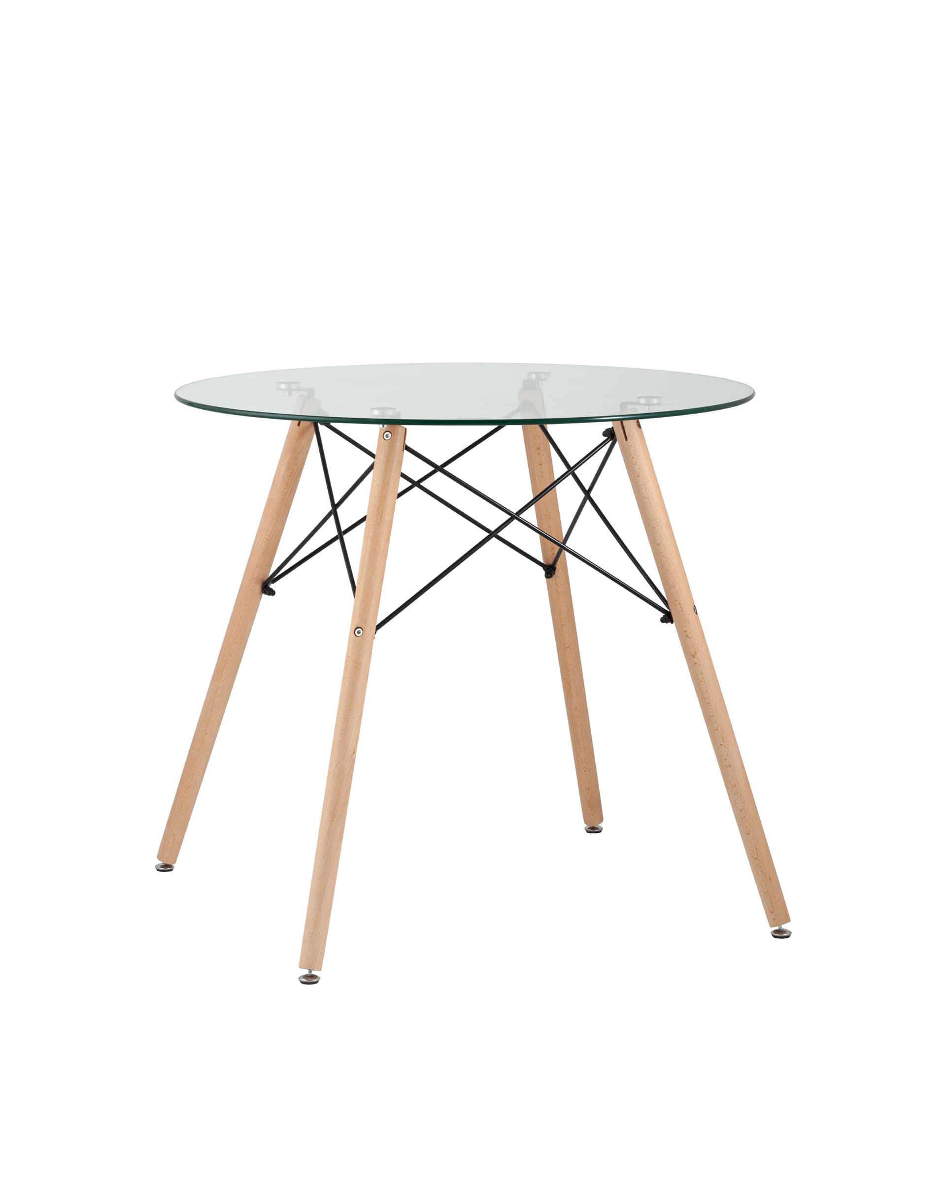 Стол Eames DSW D80 стеклянный из Италии