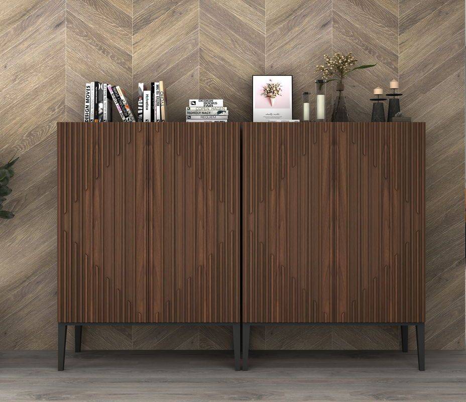Буфет отделка шпон ореха F MOD INTERIORS MENORCA из Италии