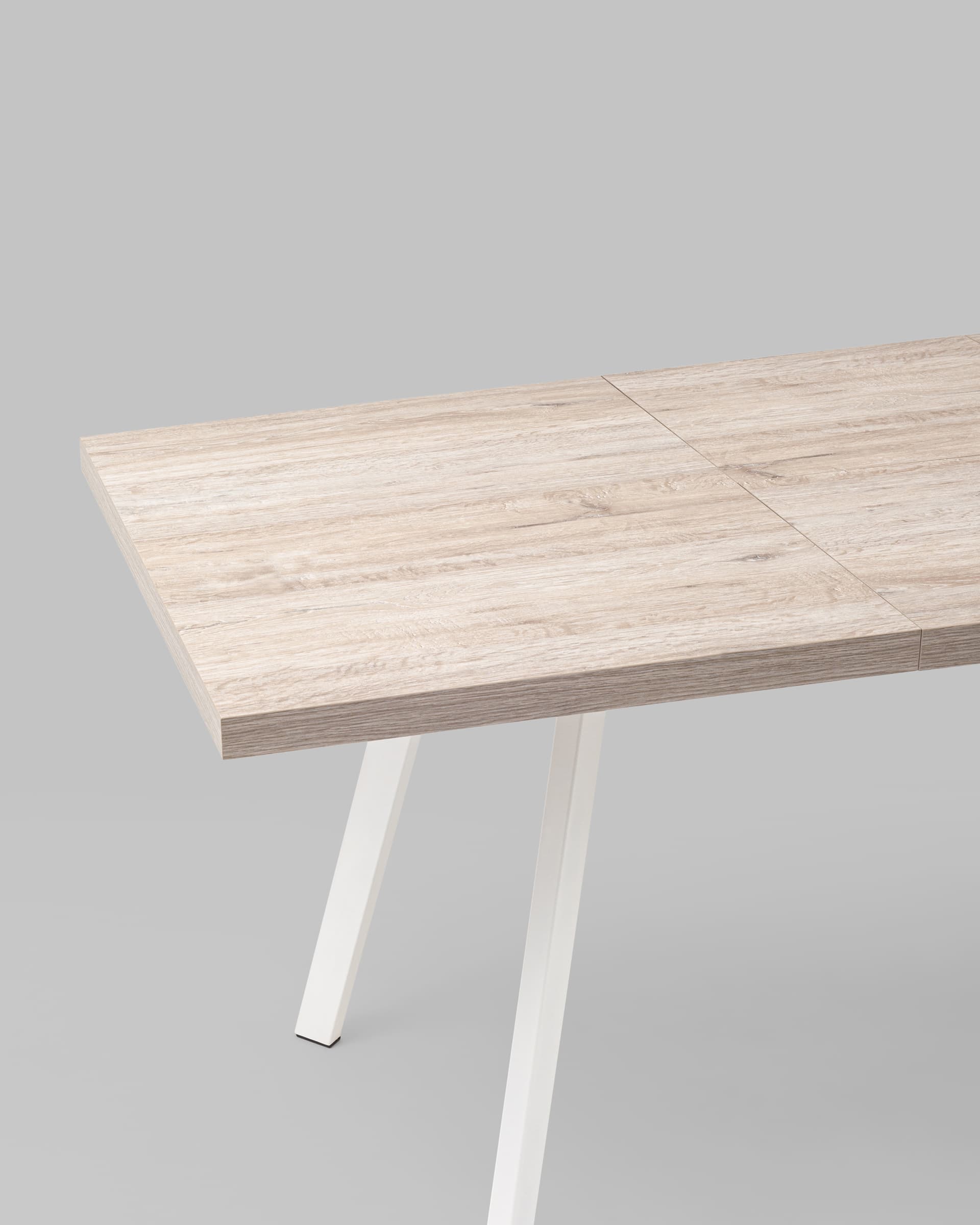 Стол Plain 116-158*74 дуб Ан/белый из Италии