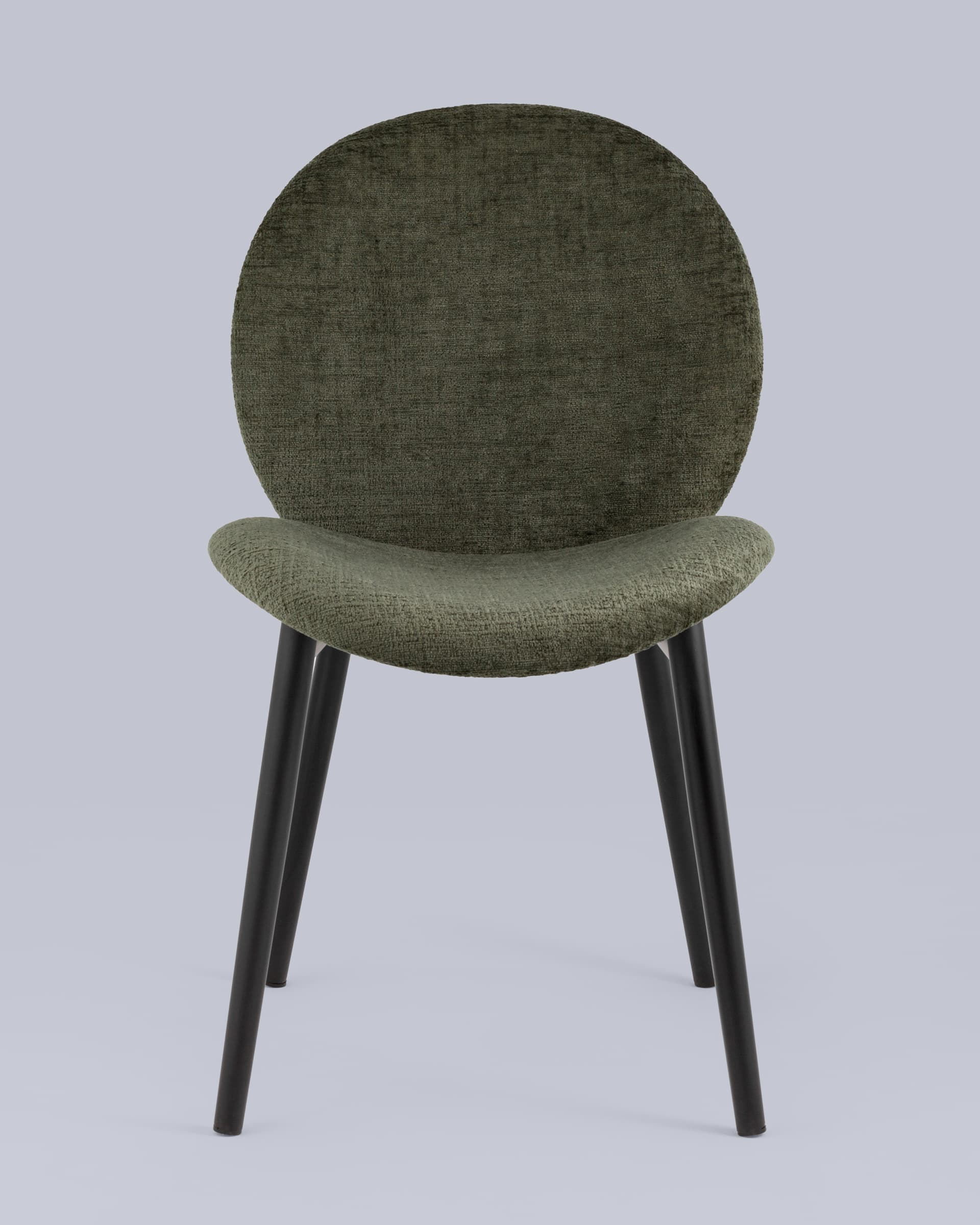 Стул Эллиот ткань альпака зеленый 2 шт. из Италии