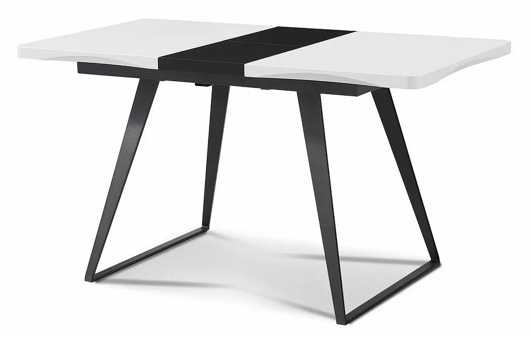 Стол раскладной Frankfurt 110-140, белый/черный из Италии