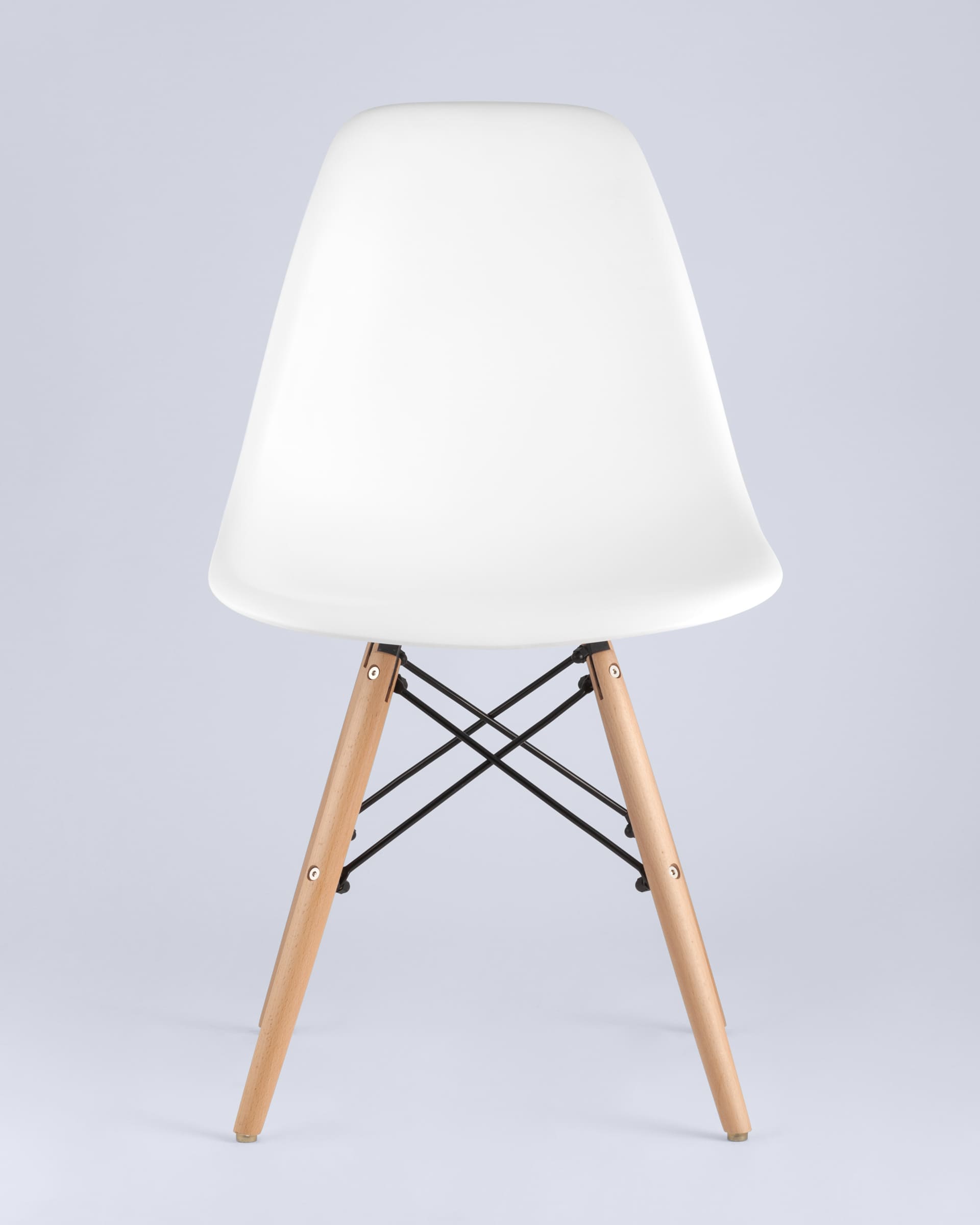 Стул Eames Style DSW белый (разборный каркас) из Италии
