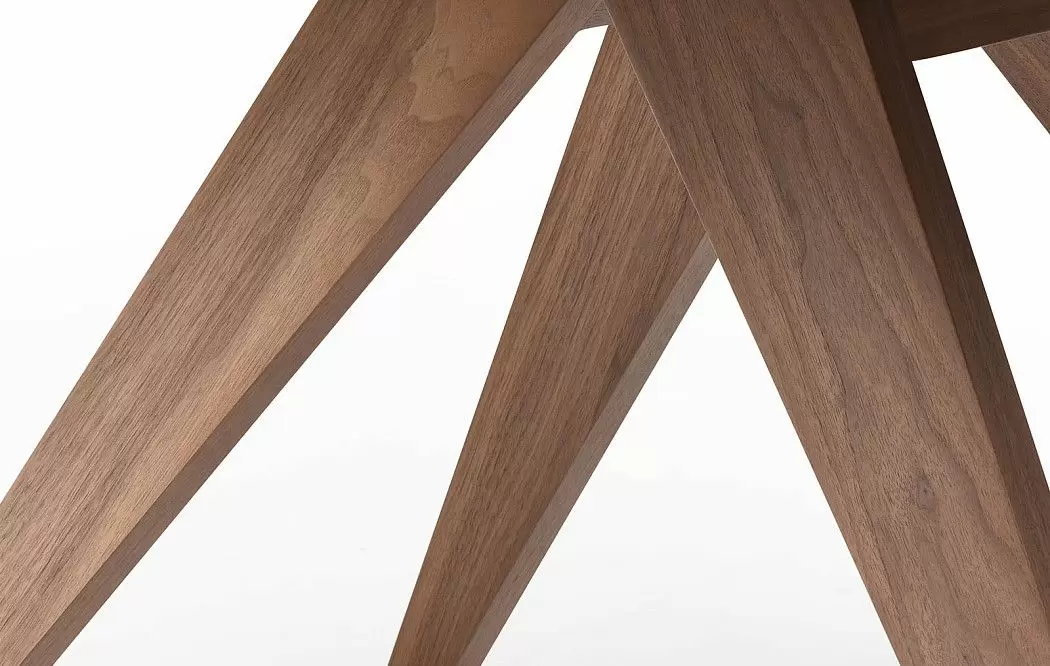 Стол раскладной Valencia 140-200, серая керамика/орех из Италии