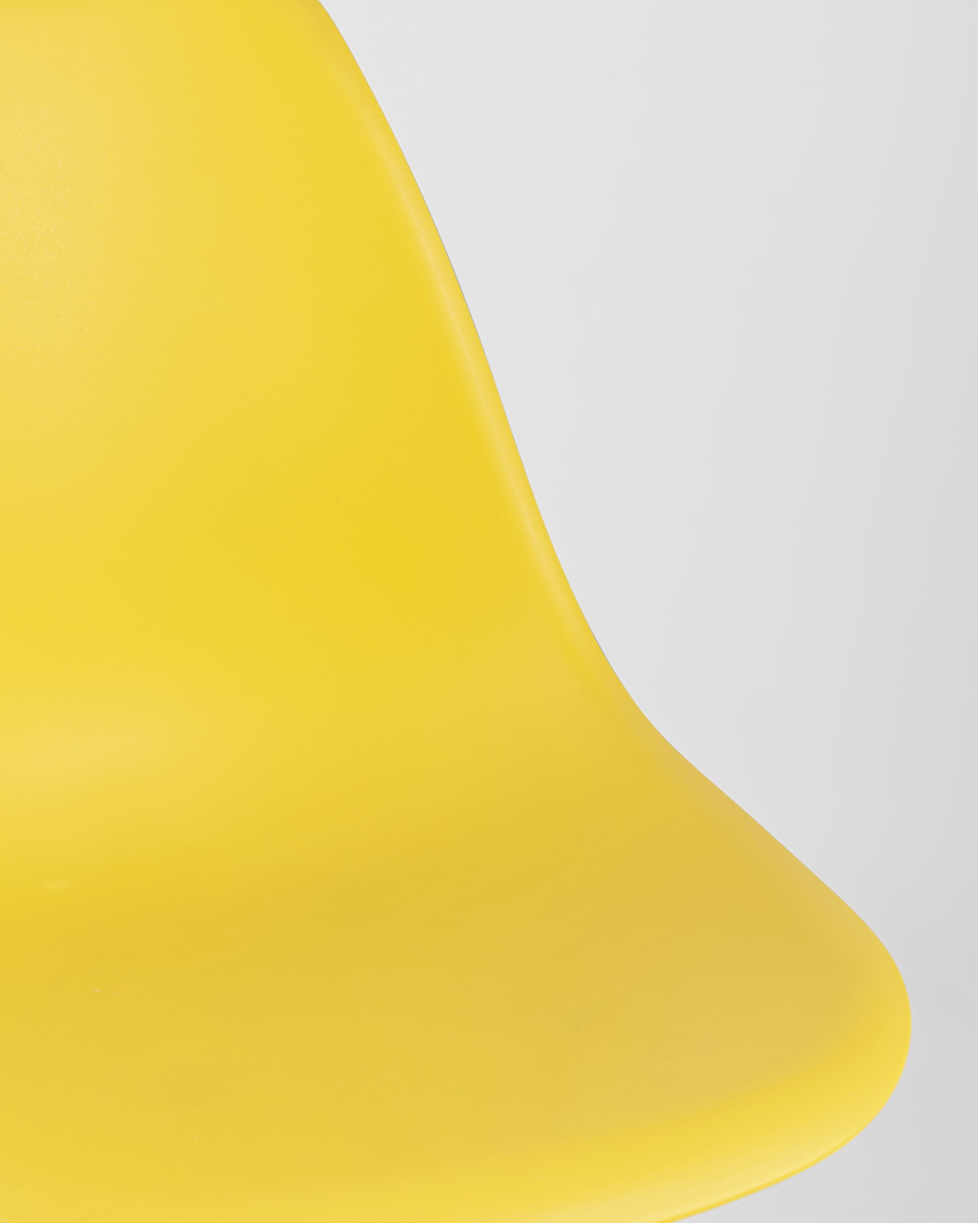 Стул Eames Style DSW желтый (разборный каркас) из Италии