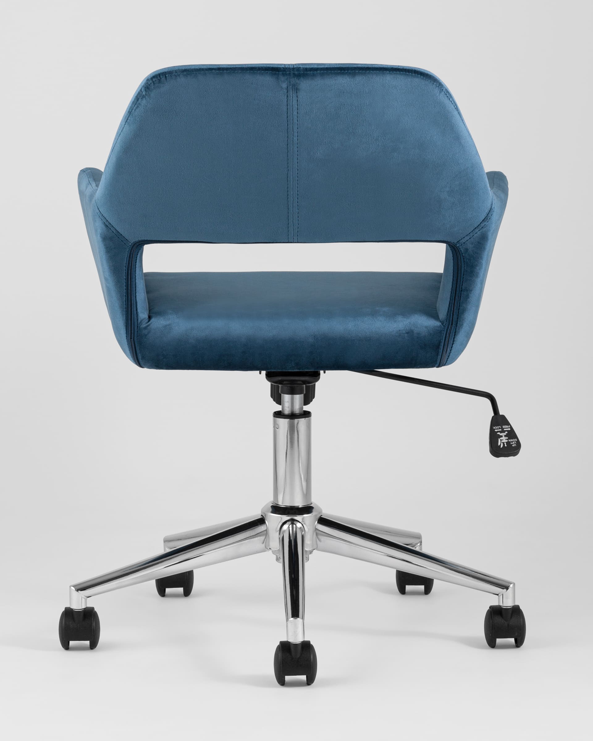 Кресло офисное Ross велюр синий из Италии