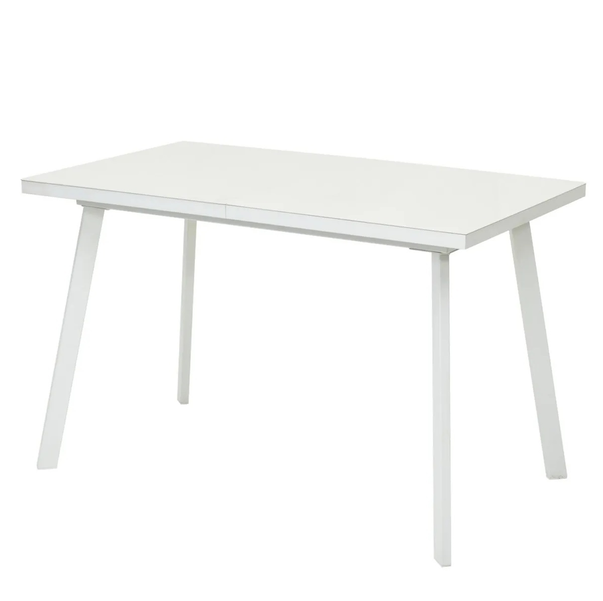 Стол ФИН 140 Латте, стекло/ Белый каркас М-City из Италии