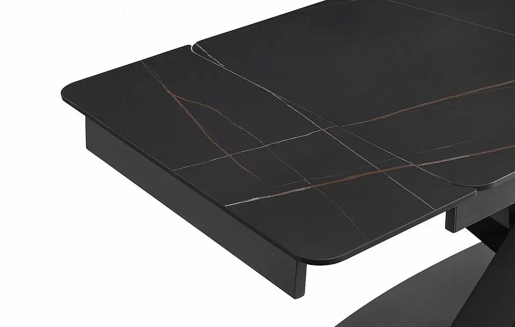 Стол раскладной Cesar 120-180, черная керамика из Италии