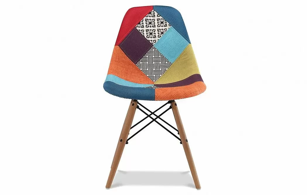 Стул Jolene (в стиле Eames), светлый пэчворк из Италии