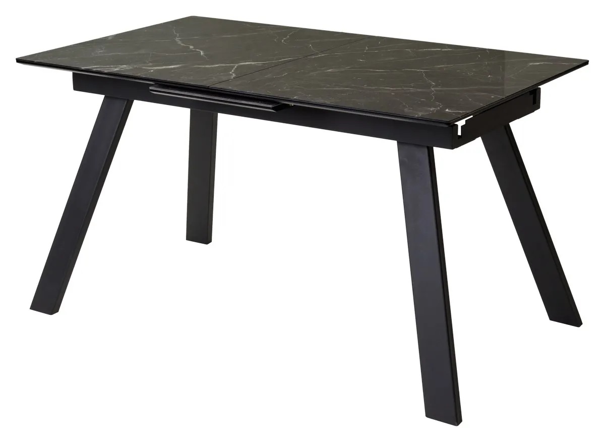 Стол Морис 140 ДАРК, стекло / ЧЕРНЫЙ М-City из Италии