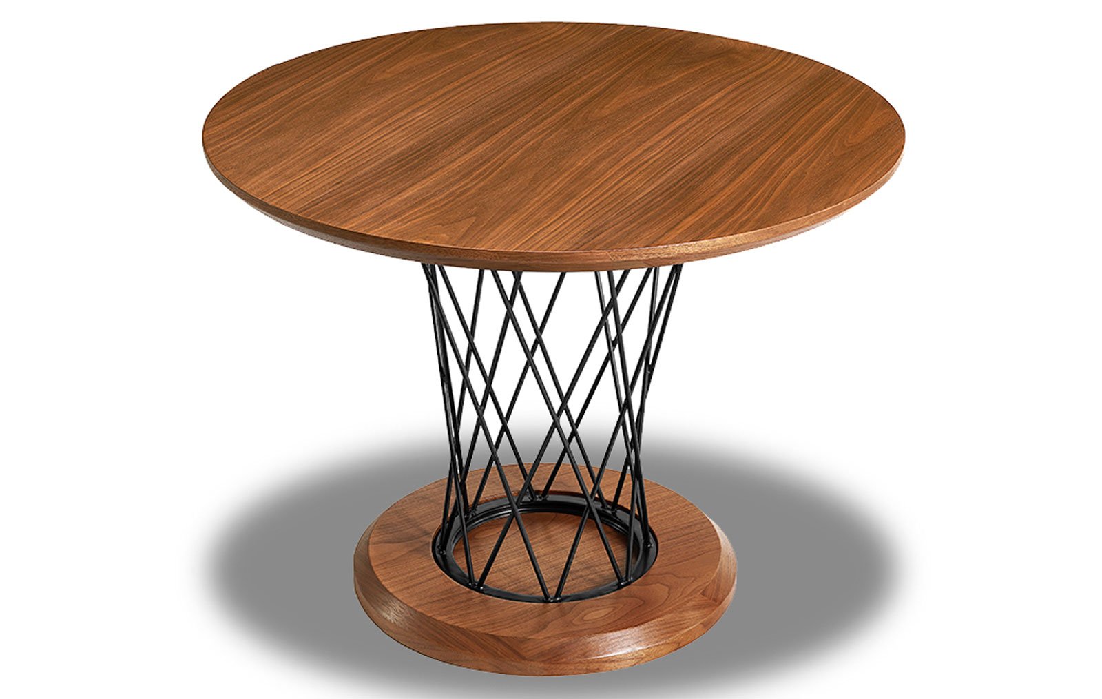 Стол Cyclone Grand (100), орех/черный из Италии