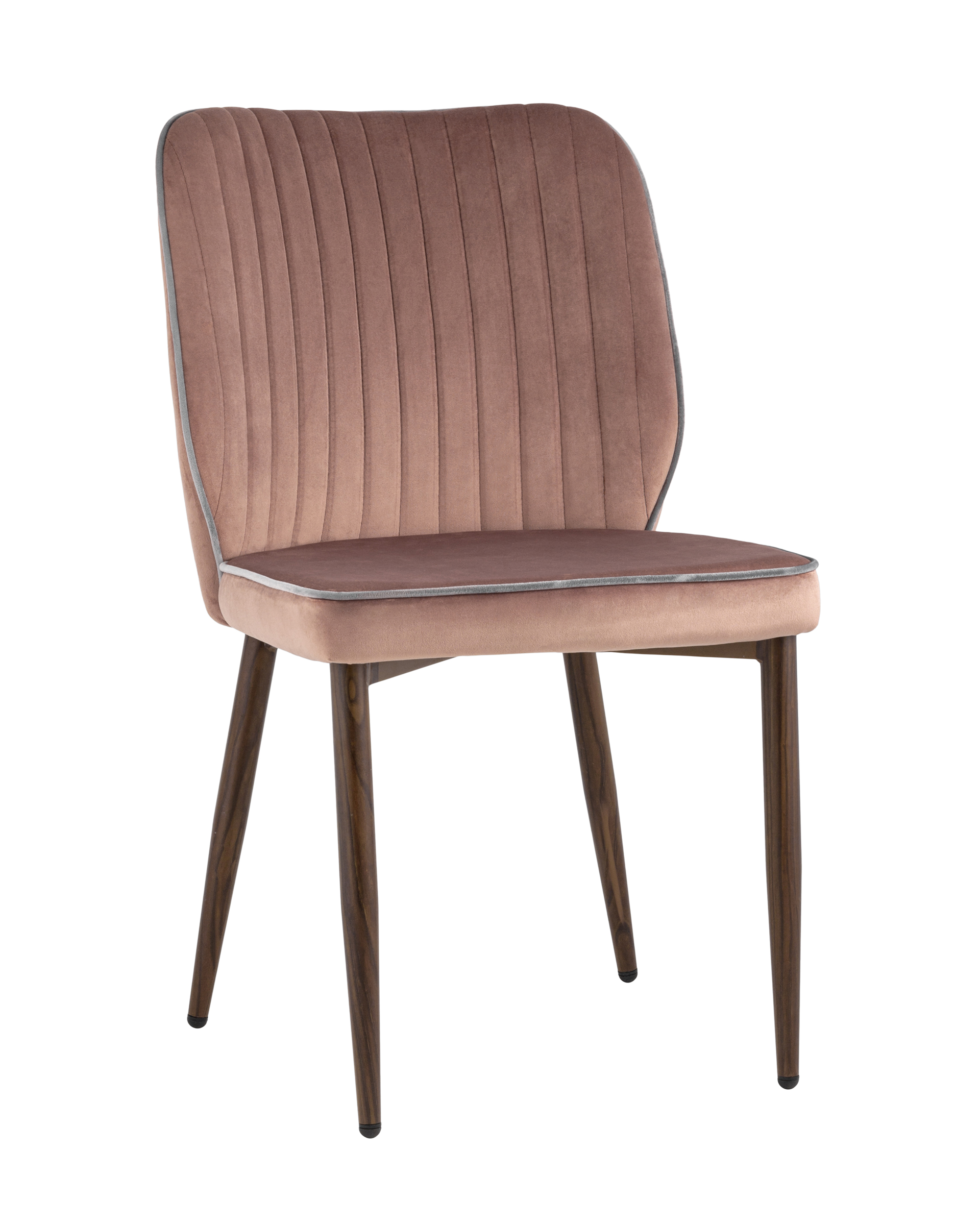 Стул Лоренс NEW велюр пыльно-розовый из Италии