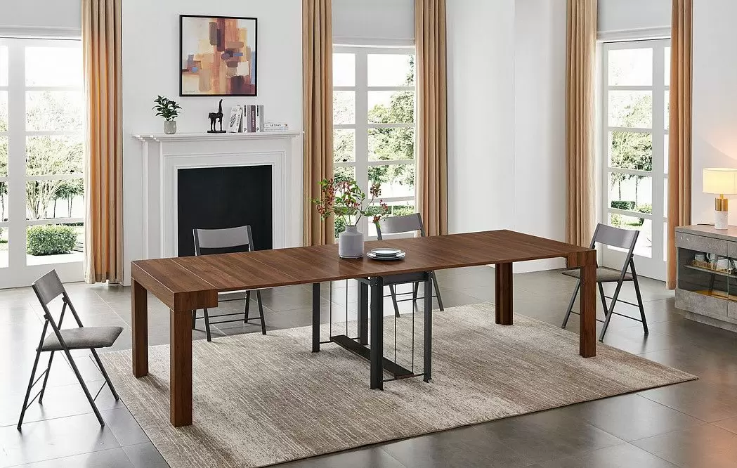 Стол раскладной Lincoln, орех из Италии