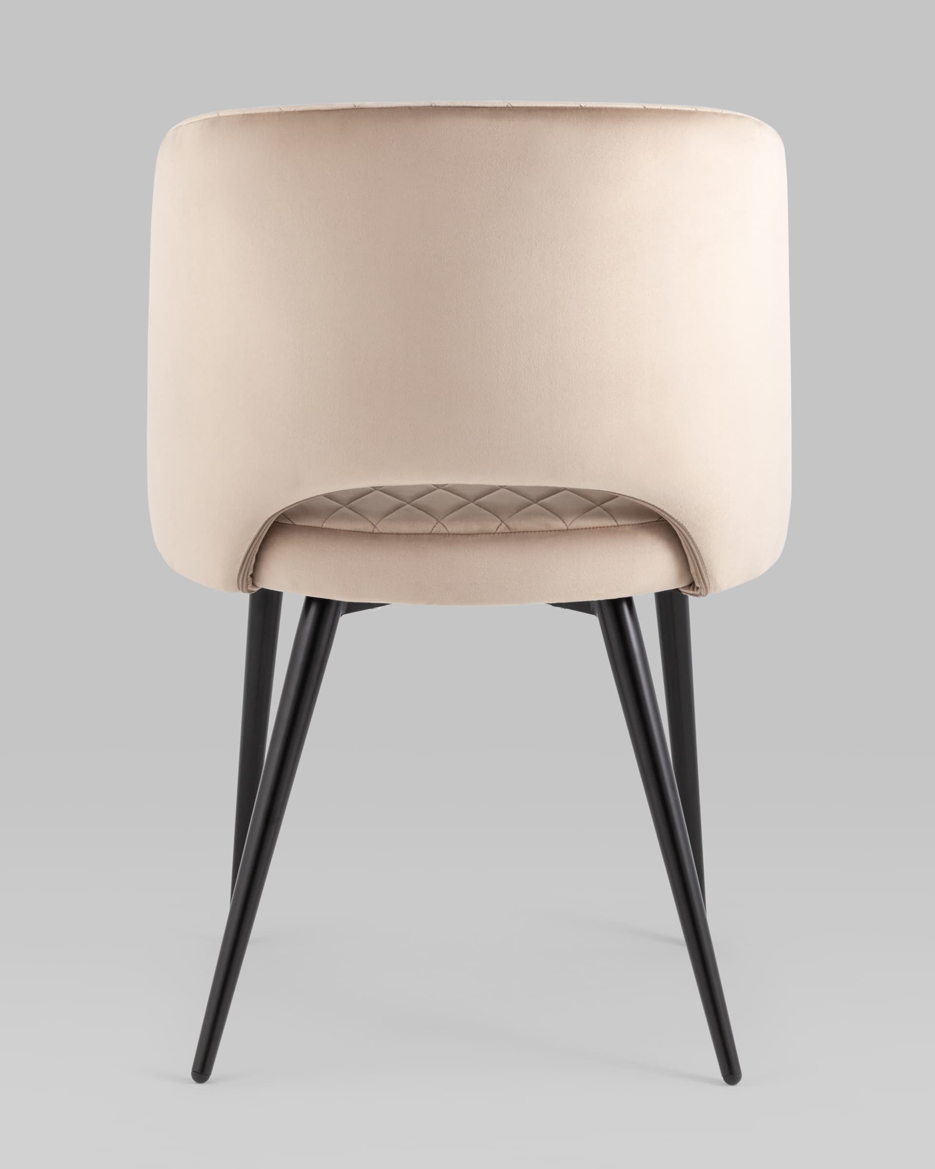 Стул-кресло Дарелл велюр бежевый из Италии