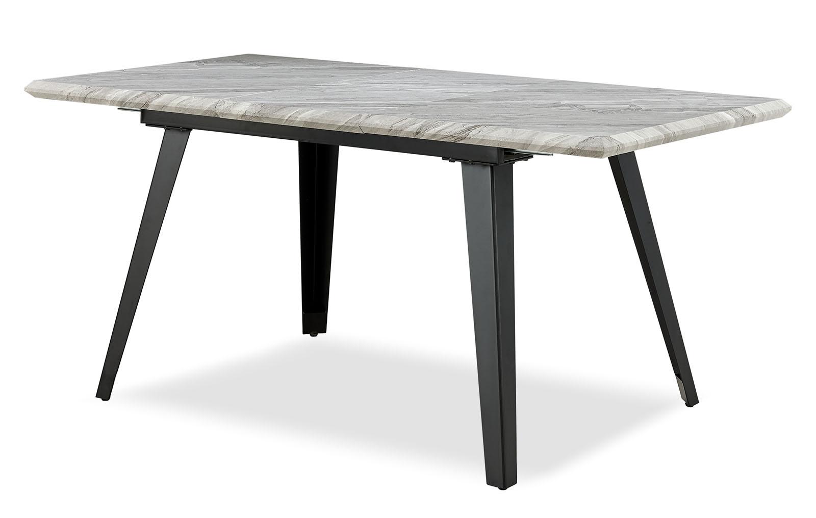 Стол раскладной Ofelia 160-200, серый мраморный рисунок из Италии