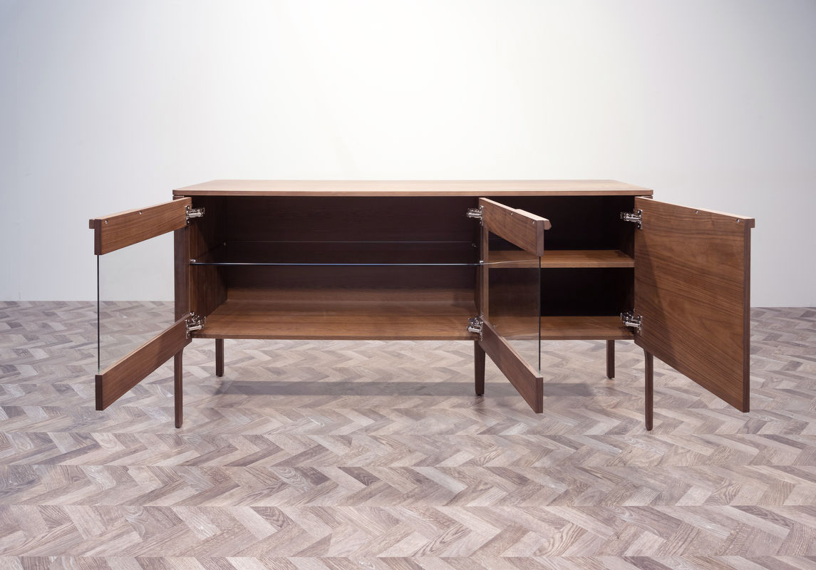 Буфет отделка шпон грецкого ореха MOD INTERIORS RONDA из Италии