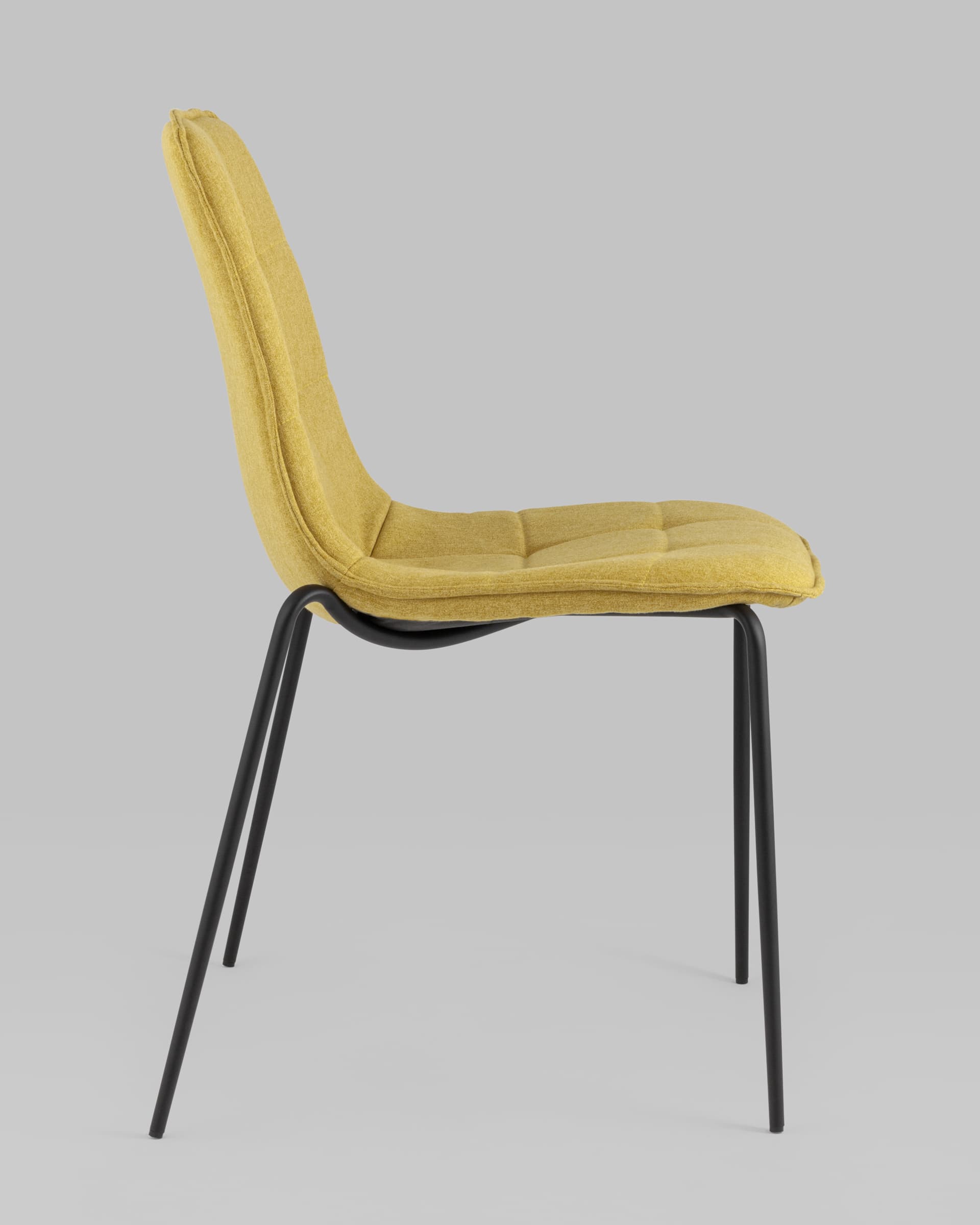 Стул Мелани рогожка желтый из Италии