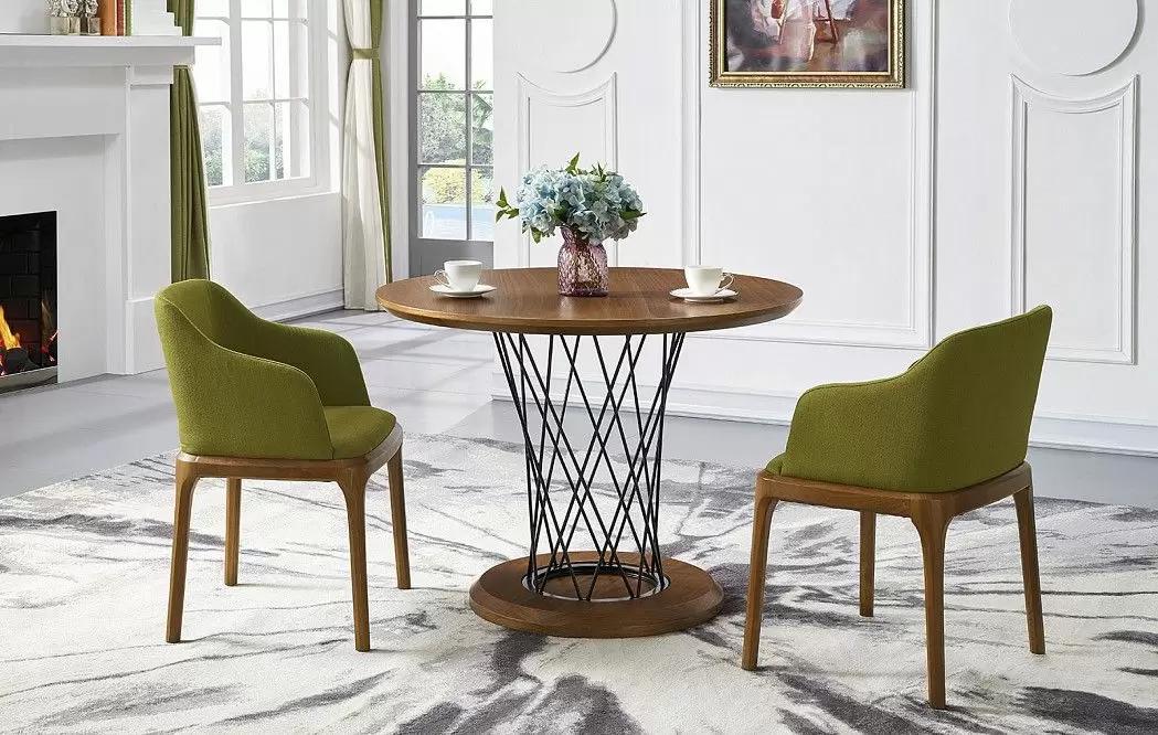 Стол Cyclone Grand (100), орех/черный из Италии