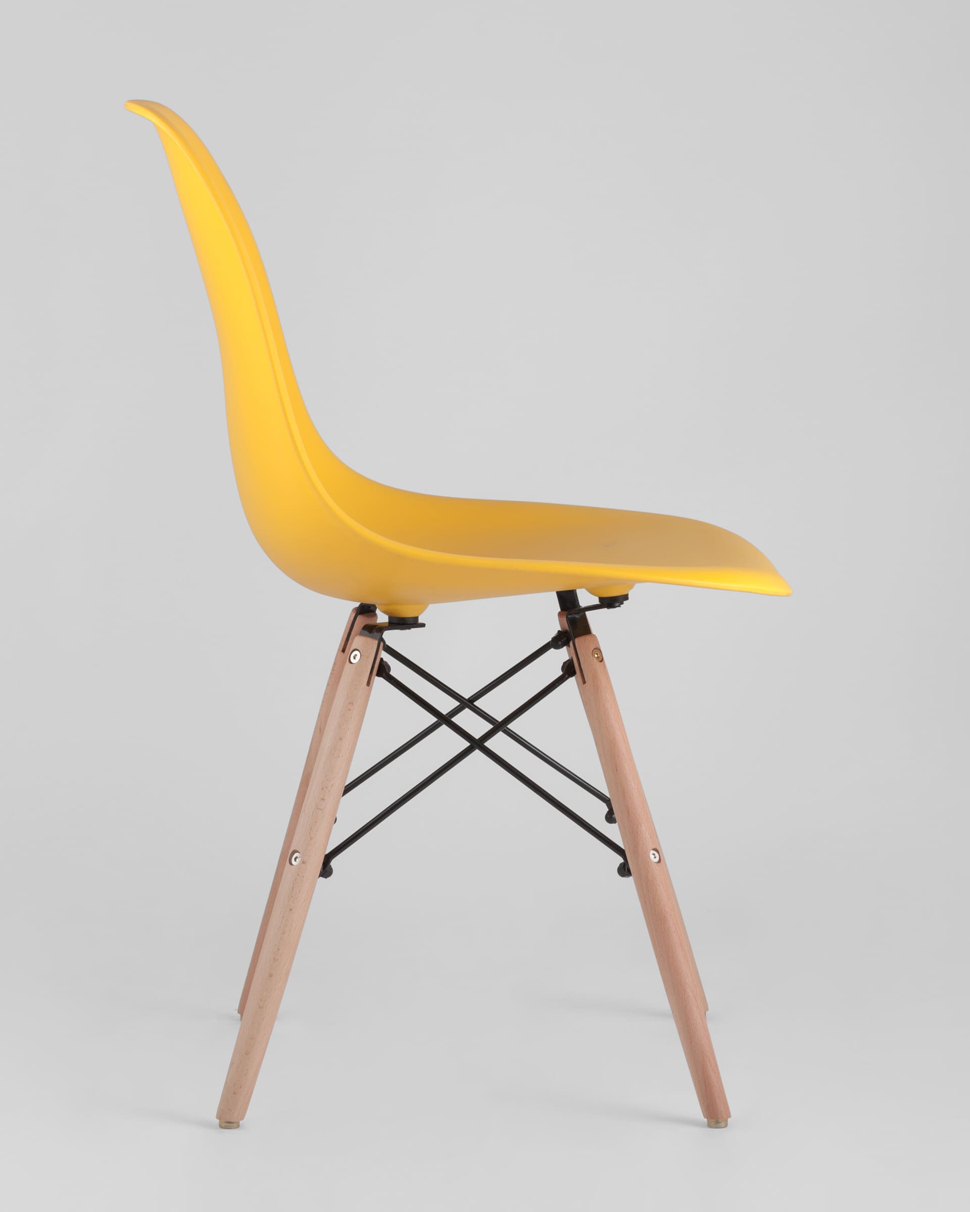 Стул Eames DSW желтый x4 из Италии