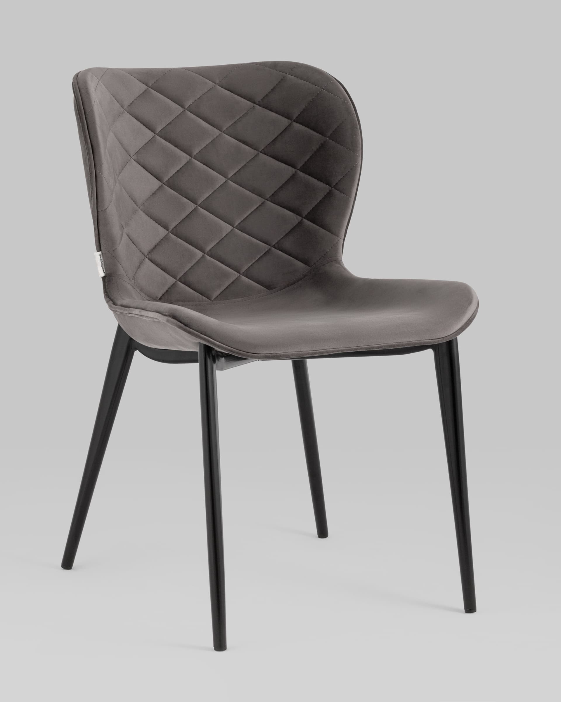 Стул Гамми велюр темно-серый из Италии